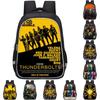 Student Thunderbolts Backpack Ergonomic Zippers And Shockproof Base For Teens