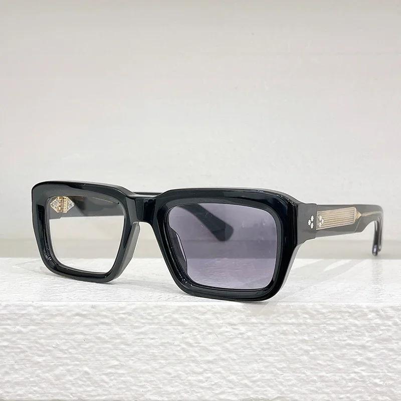 

Солнцезащитные очки-дизайнерские очки JMM Walker Square для мужчин и женщин Uv400 ручной работы классические роскошные очки из толстого ацетата с чехлом As picture