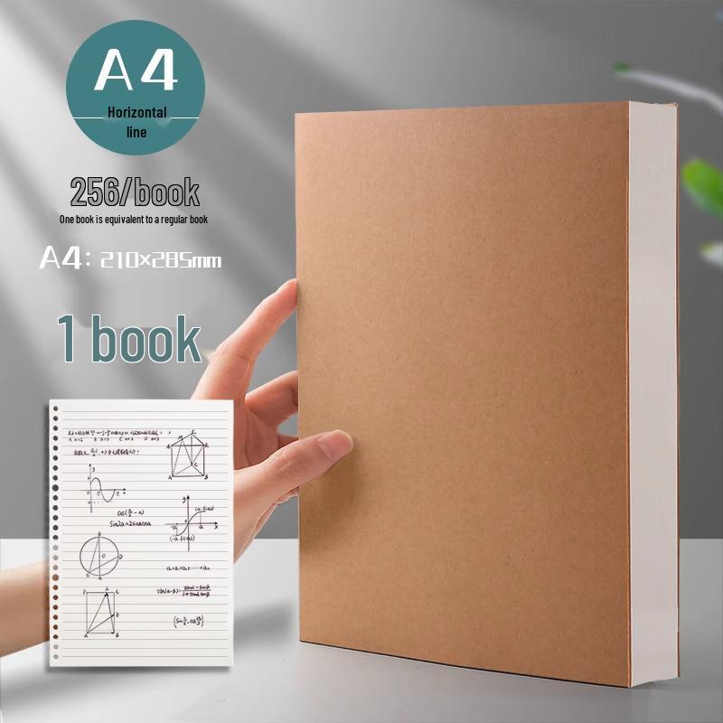 Cowhide Journal B5: White Pages for DIY, Hand-Painted Designs, 6-Opening Horizontal Line, Mind Map, Grid Book.