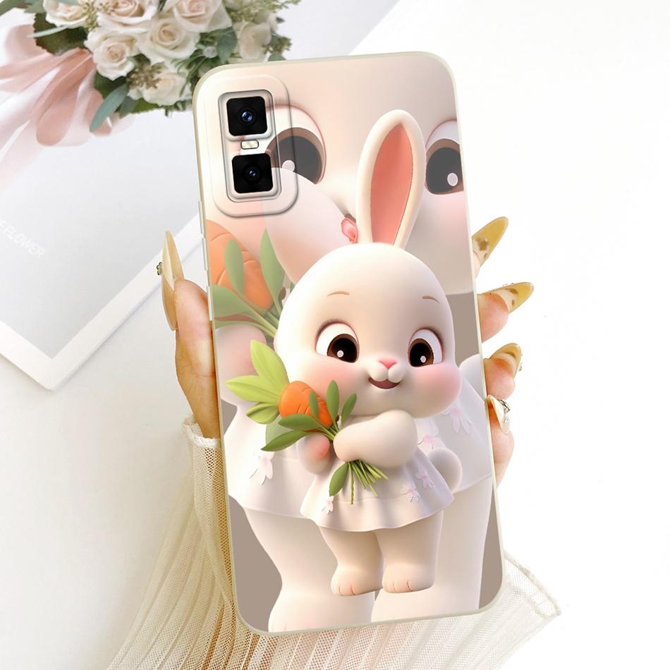 For Infinix GT 30 Pro X6873 Cute Cat Flower Cartoon Phone Case For Infinix GT30 Pro 5G Shockproof Soft Silicone Covers Bumpers