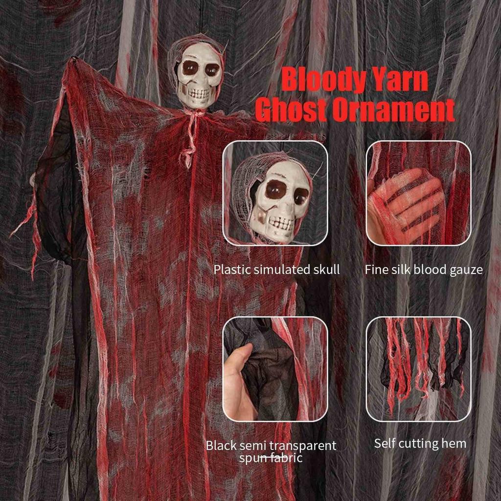 Horror Atmosphere Decoration Hanging Ornaments Bar Atmosphere Layout Props With Web