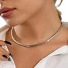 1 Simple Glossy Personality Temperament Women's Collar