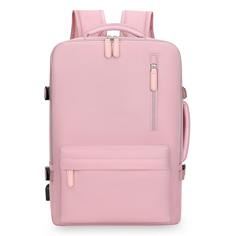 Durable Large-Capacity Multi-Compartment Laptop Backpack for Travel, Rechargeable & Lightweight