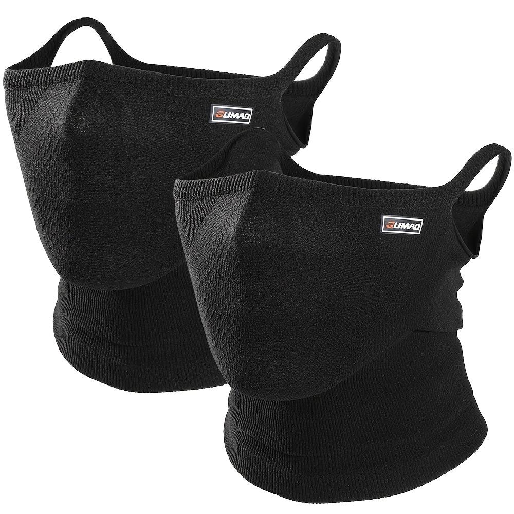 

2 шт. Ветрозащитная полумаска для мужчин и женщин - С креплением за уши, Подходит для спорта, Дышащая трикотажная ткань, Идеально подходит для велоспорта, бега и активного отдыха 2pcs