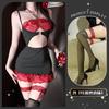 Sex lingerie midnight tide evening lace perspective naked back dress sexy flirting hip skirt