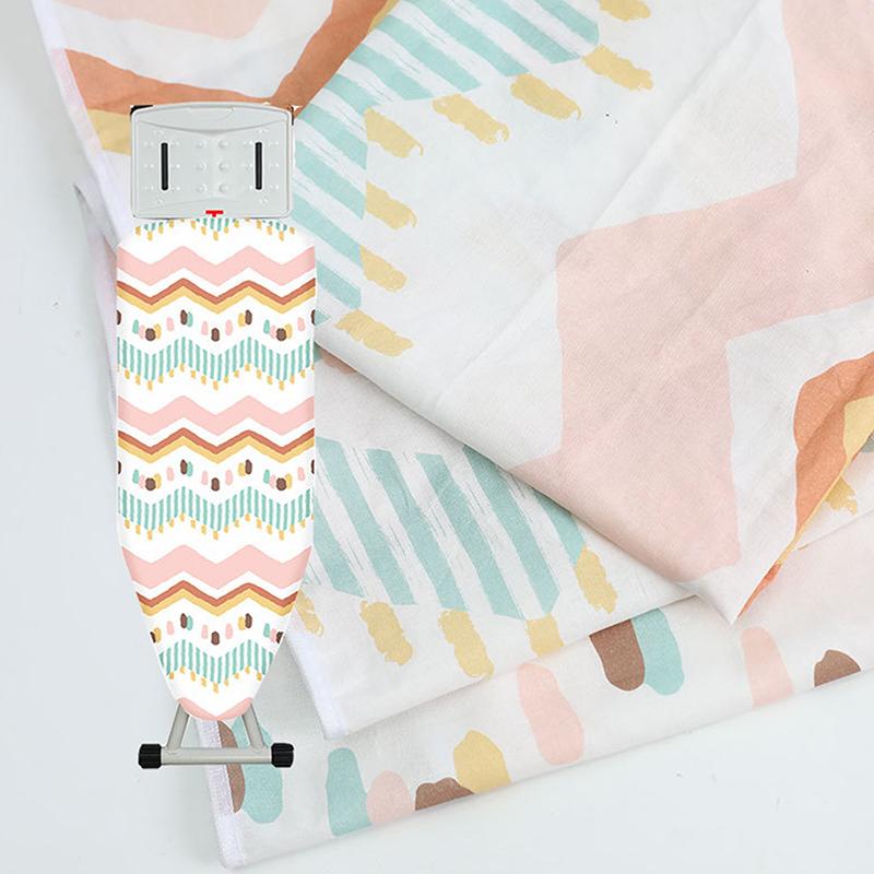 Durable Ironing Board Cloth Heat Resistant Decorative Ironing Board Cover With Floral Animals Design Universal Laundry Supplies