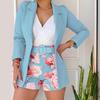 Women's Casual Fashion Suit with Belt