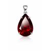 Pingente de Rubi Vermelho Natural 141,05 ct Formato Pera Prata Esterlina 925 Joia com Pedra Preciosa Presente