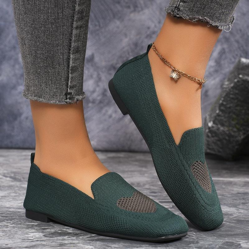 2025 Women's Summer New Large Flat Comfortable Mesh Casual Shoes Fashion High Quality Le Fu Shoes zapatos de mujer