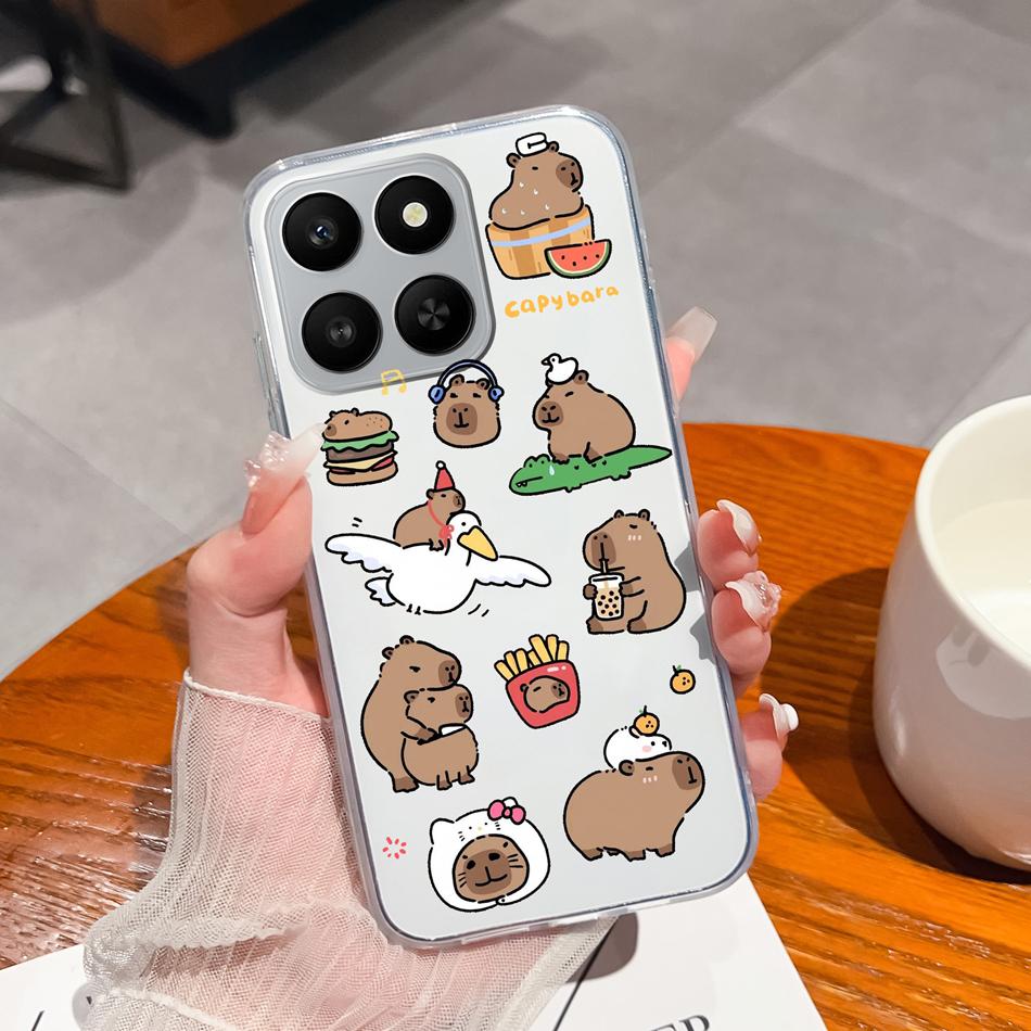 For Honor 400 Smart Phone Case Leisure Style Patterns Soft Silicone TPU Transparent Lightweight Cover For Honor400 Smart Bumper