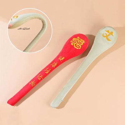 Velvet Extended Back Massage Hammer Meridian Beat Stick High Elasticity Pain Relief Slap Stick Massager for Relaxation