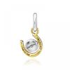 PAndora 762713c01 Drehende Scheibe Hufeisen Glanz Anhänger und Dangle-Charm