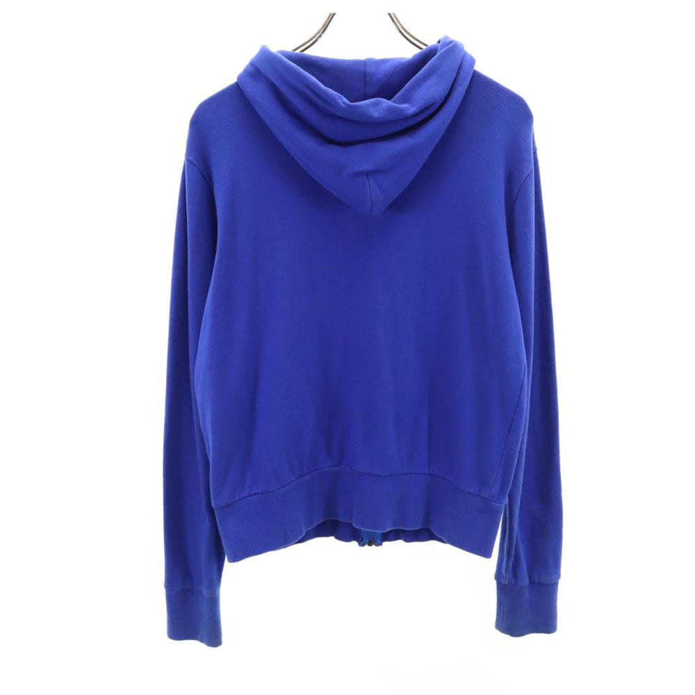 KITSUNE made in Japan Long sleeve sweat Zip hoodie S Blue purple TEE Men's Used