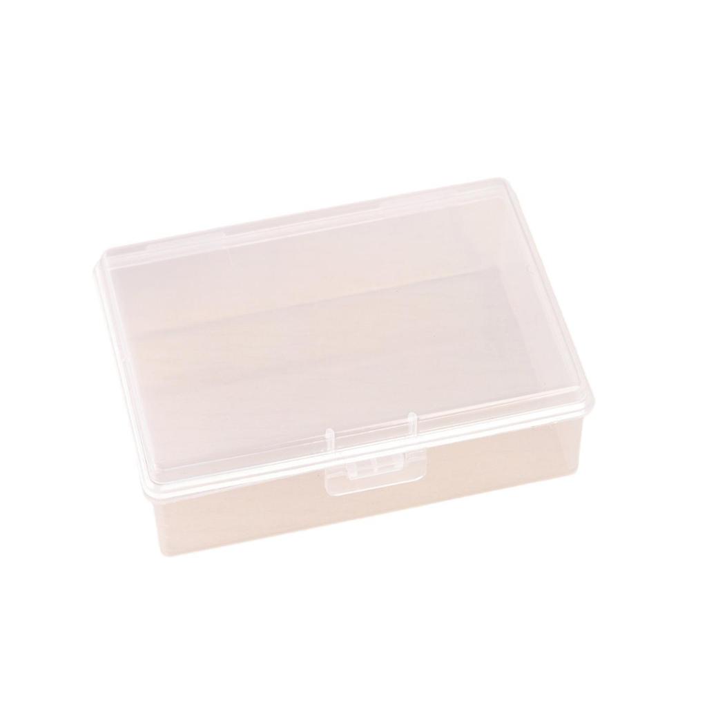 Transparent PP Plastic Storage Box for Business, Bank, and ID Cards