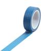 Grunnfarge Rutenett mønster papir Washi Tape 15 mm selvklebende maskeringstapes dekorasjon Klistremerker for dagbok albumramme DIY gave