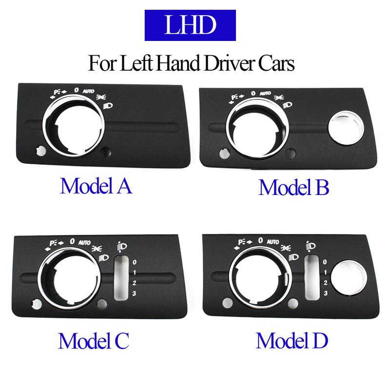 LHD Dashboard Headlight Cover Head Lamp Control Switch Panel Replacement For Mercedes Benz W211 E Class E320 E350 E550 2003-2008