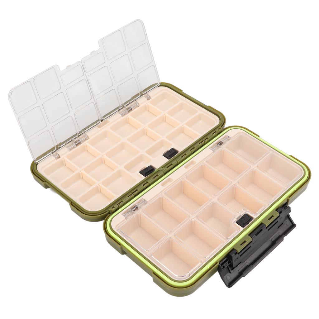 Pudełko Wędkarskie Typ Dźwigni Blokada Boczna Przesuwna Konstrukcja Ruchome Wkładki Przechowywanie Akcesoriów dla
