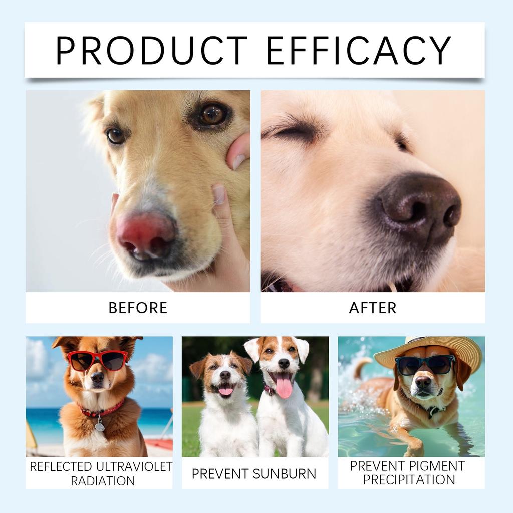 Dog Nose Sunscreen Oil, Pet Sunscreen, Moisturizes And Protects Sensitive Noses. Sunscreen Cream