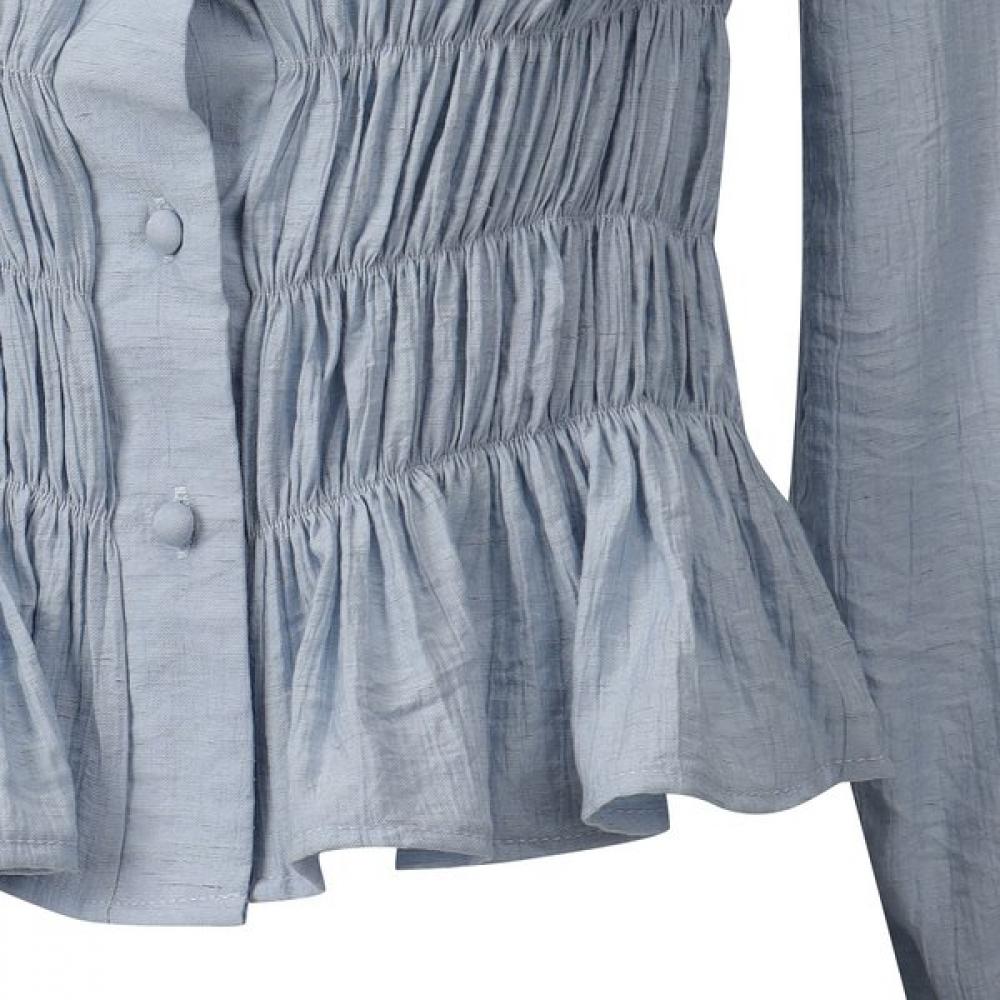Ggpx Long Sleeve Smoke Blouse  Gq3sh051f 