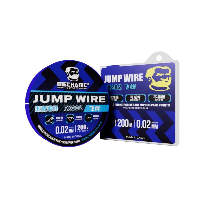 

MECHANIC Silver Jump Wire for Mobile Phone PCB CPU FPC Flat Cable Repair Points Isolation Extra-fine Fast Tinning Flywire