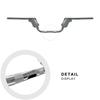 Adjustable Motorcycle Handlebars for Harley Sportster, Dyna, Softail, Touring - 5.5" Height