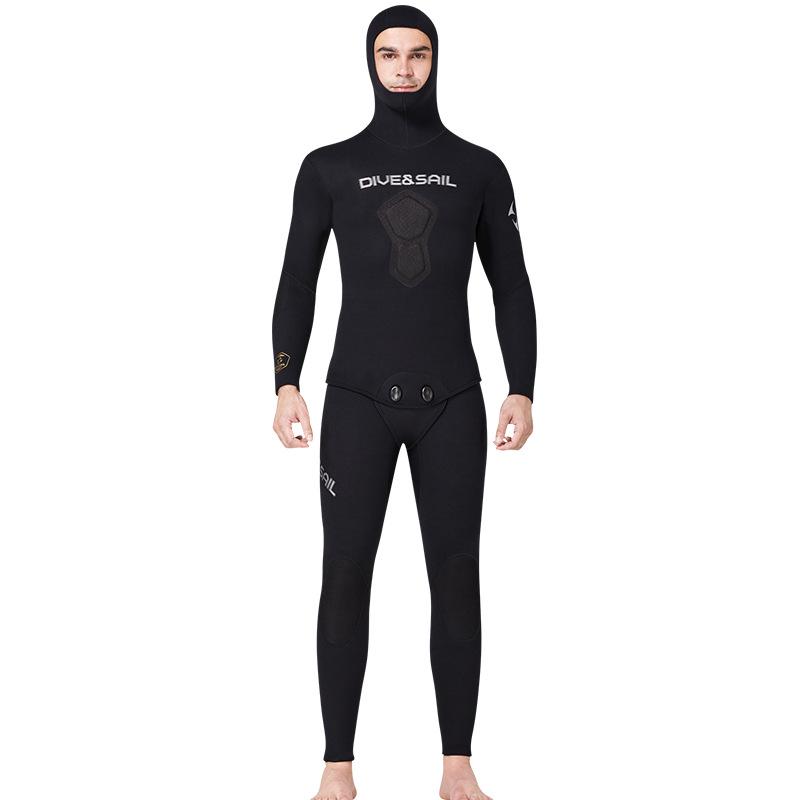 

Camouflage Hooded Wetsuit: 1.5/3/5/7MM for Fishing, Hunting, Winter Swimming, Surfing L