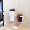 Portable Purpose Cup Holder Adhesive Mount Design For Car Office Home Strong ABS Construction Space Saving Organizer