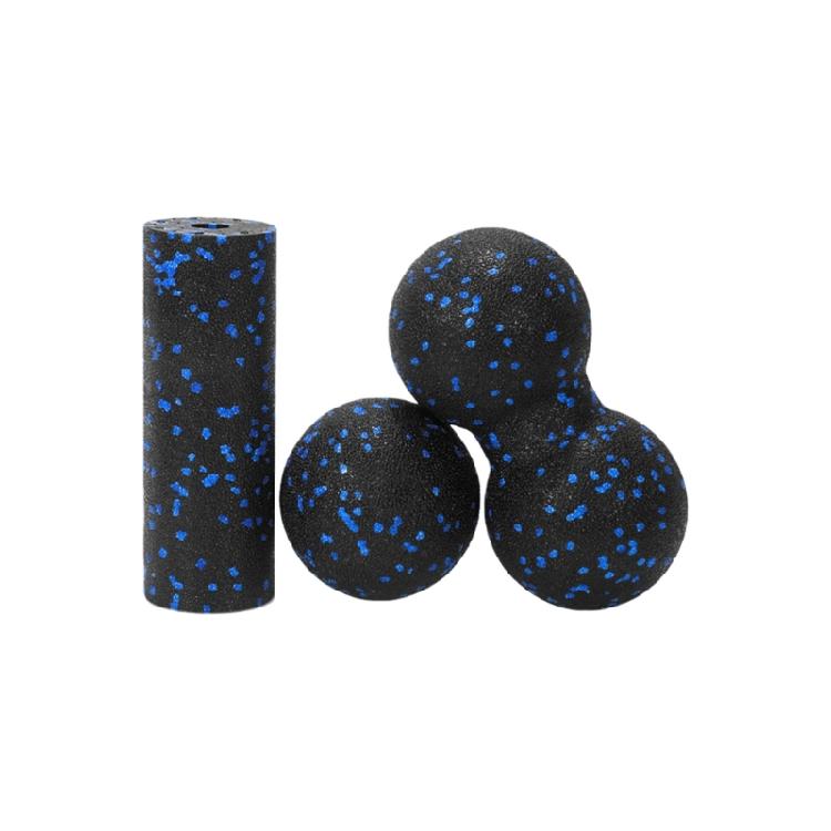Exercise Ball And Muscle Recovery Roller Set Light Weigh Design Yoga Sphere And Massage Roller For Yoga Pilates Training