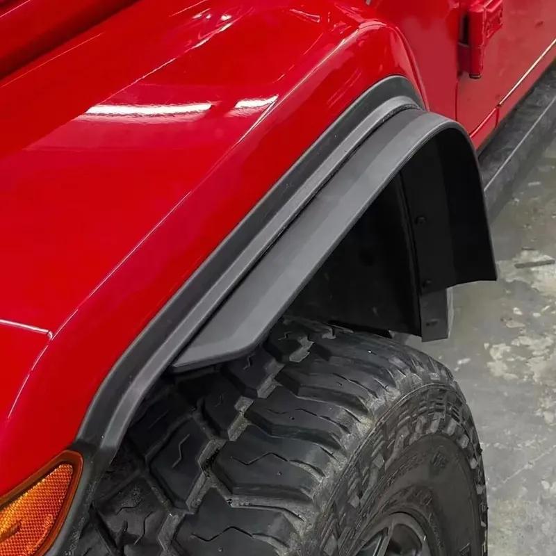4pcs Car Wheel Mudguards Fender Flares Wheel Eyebrow Trim for Jeep Wrangler JL 2018+ Low Fender Models
