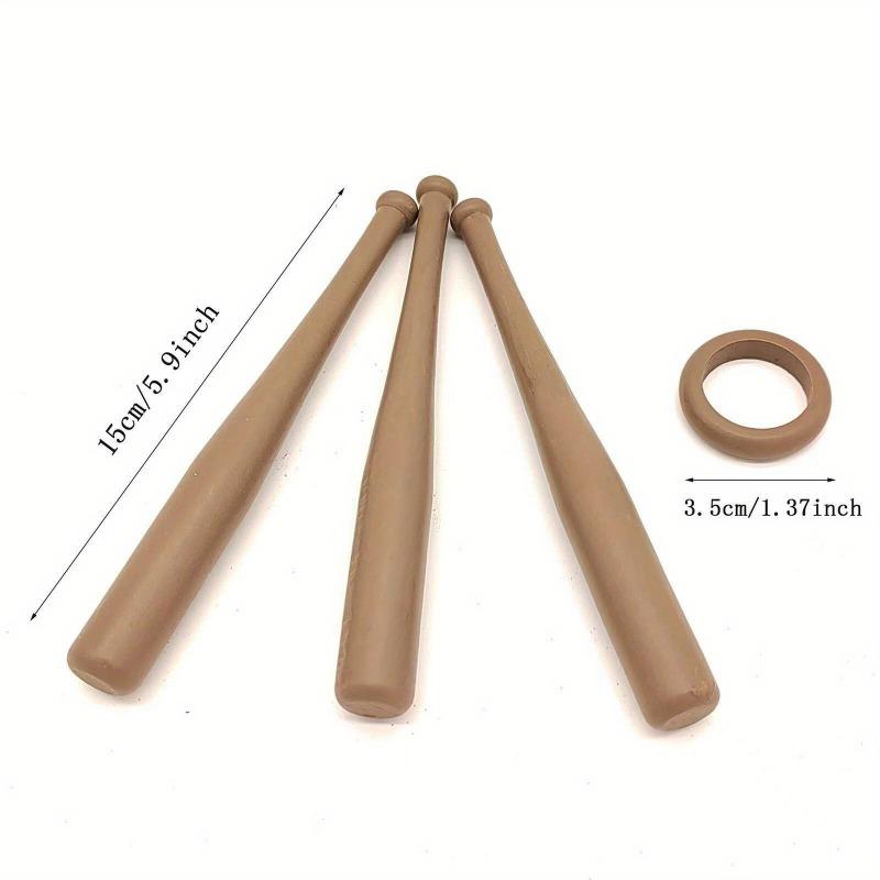 Підставка для бейсболу Підставка-тримач для бейсболу Дерев'яна основа Підставка для м'яча Тримач для дисплея М'яч не входить