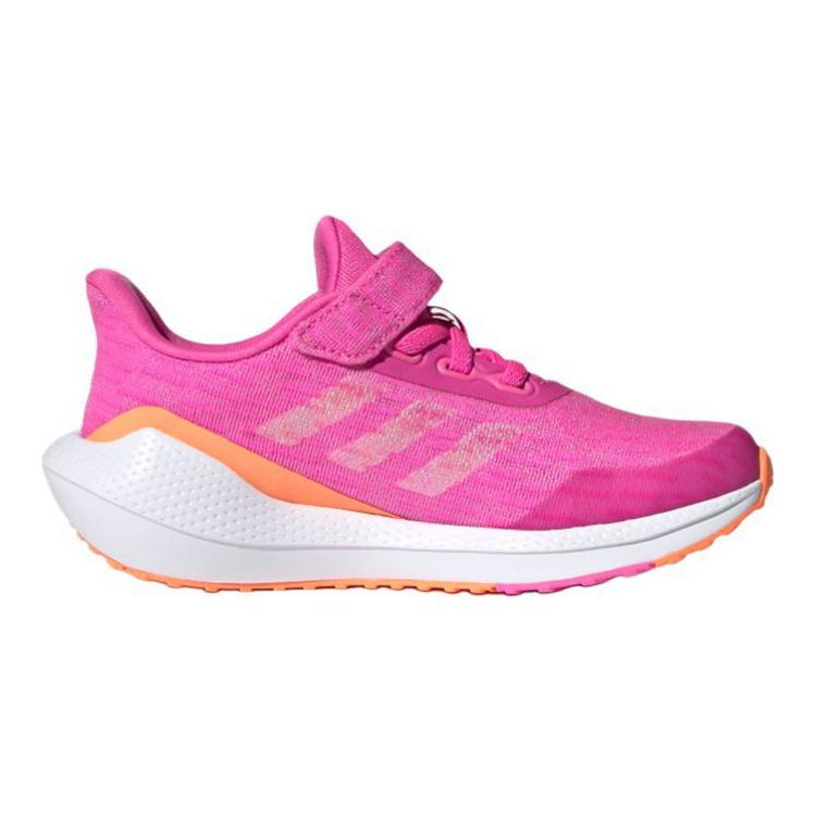 adidas EQ21 Run Velcro J Fabric Breathable Low Top Kids' Running Shoes Pink Kids' FX2255
