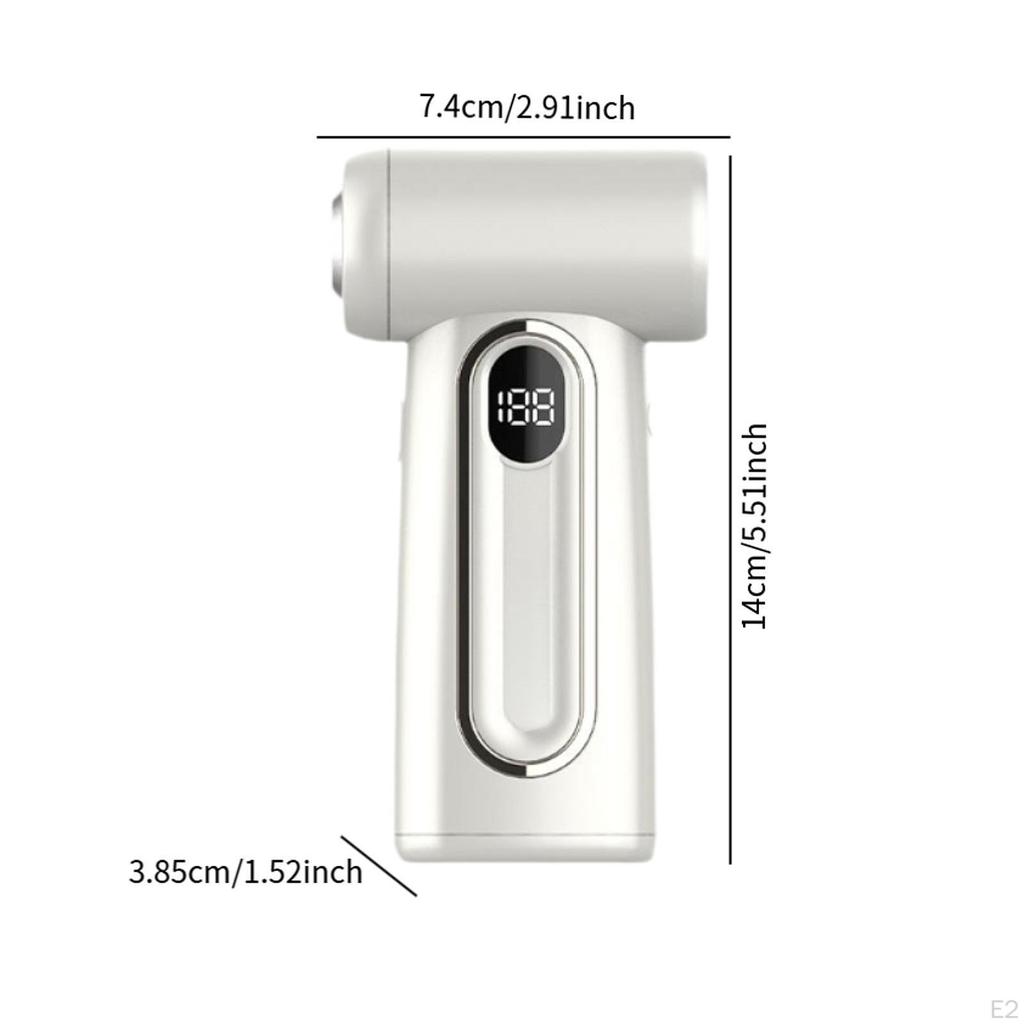 Hand Held Fan Hair Dryer Charging with Brushless Motor Cooling Personal for Office Dorm