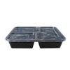 New Chinese Style Disposable 3-Compartment Food Containers