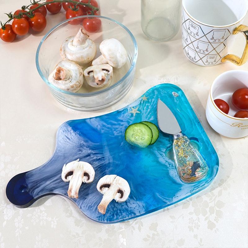 Creative Casting Mold Resin Paddle Mold Knife Fork Flat Shovel Silicone Molds for DIY Handcraft Beginners Home Decor