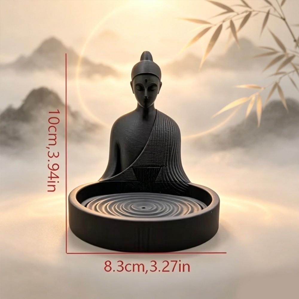 Meditating Monk Chinese Incense Stick Holder Zen Style Stick Incense Holder Meditation Room