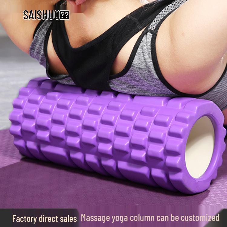 Hollow 45cm Foam Roller Yoga Massage Stick for Muscle Relaxation