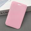 1Pc Macaron Bus ID Card Protective Cover Cases Student Meat Keyring Card Campus Access Door Credit Card Holder Bag Set Key Chain