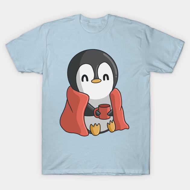 

Men Black Print T-shirt Penguin No-Cut Transfer Paper Print Cotton Tshirt L світло-синій колір