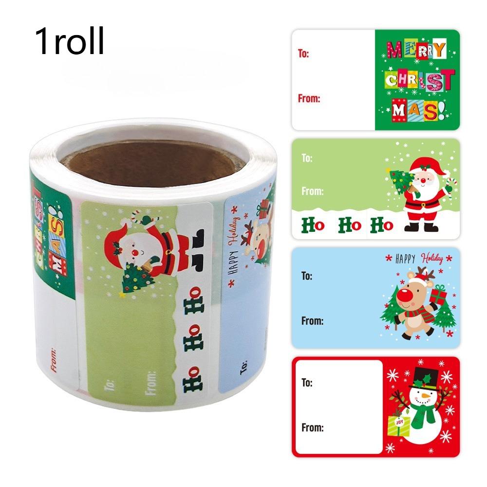 

250/500Stickers Festive Christmas Greeting Cards & Craft Decorations,Self-Adhesive Glittery Finish,Mixed Colors vintage stickers