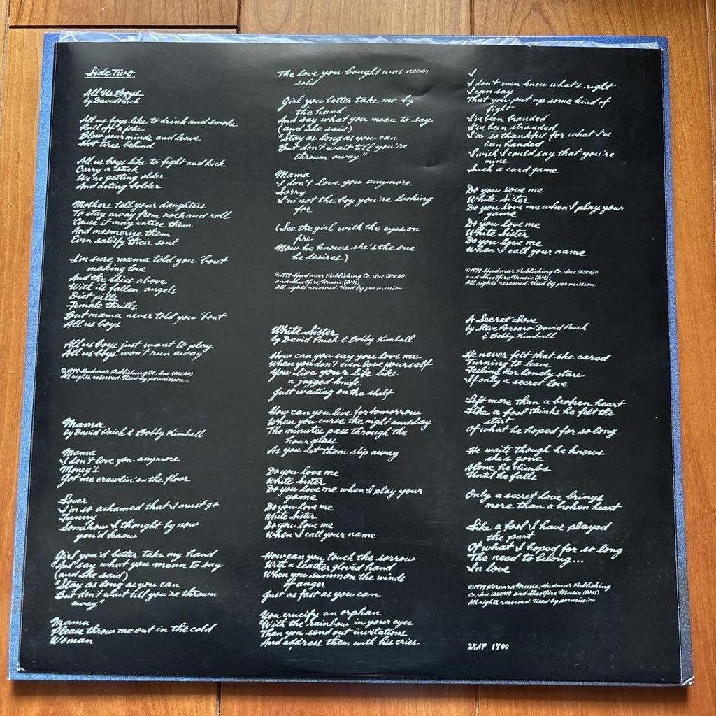 [USED] LP Record TOTO/Hydra (Domestic Edition)