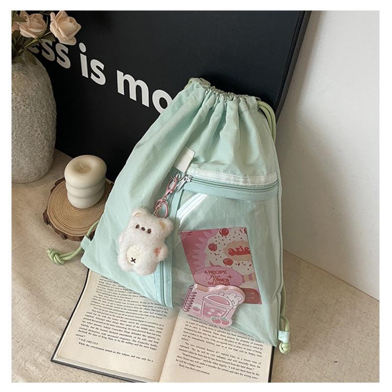 Large capacity bag women's spring summer new casual canvas commuting high-end backpack