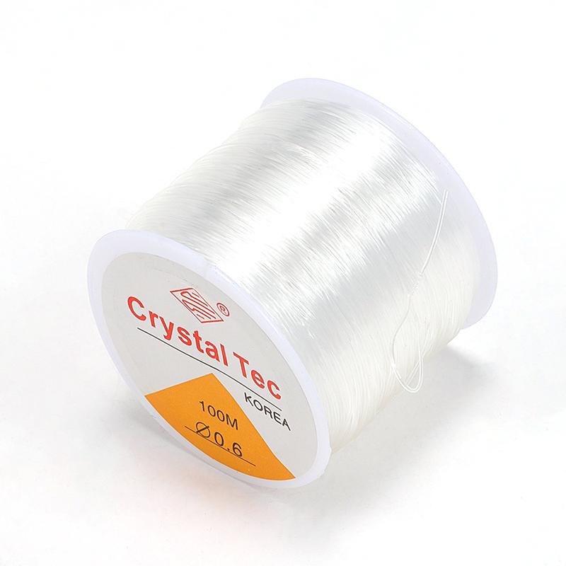 

Прозора Еластична Кришталева Еластична Нитка для Бісероплетіння Стрейч Нитки Дріт для Виготовлення Ювелірних Виробів Фурнітура DIY