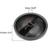 uxcell Timer Knobs Range Replacement Knobs Time Control Knob Round D Shape Shaft for Electronic Microwave Oven Cooker 3pcs