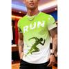 Colorful 3D Printed Men's Round Neck Casual Sports Comfortable Soft Large Loose Breathable T-shirt Fashion Summer Versatile T-shirt