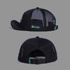 Fashion Retro Embroidered Baseball Cap Breathable Adjustable Sun Hat Short Brim Mesh Sports Hat Outdoor