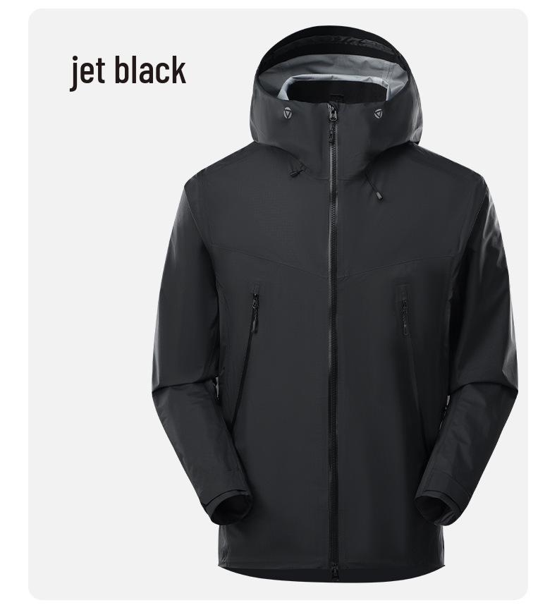Unisex Outdoor Waterproof Windproof Jacket - Lightweight Hard Shell, Long Sleeve Mountaineering Outerwear