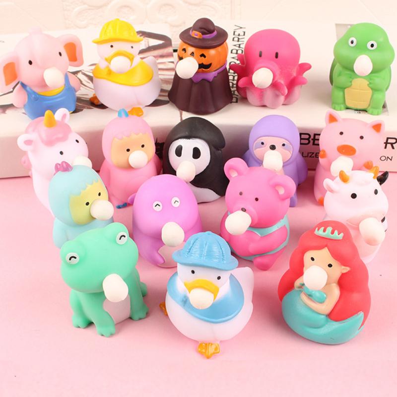Decompression Toy Baby Soft Touch Bubble Squeeze Toy Funny Cartoon Doll Anti Stress Cute Toys For
