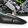 Motorcycle Heat Shield Cover Guard Middle Link Pipe Exhaust System Carbon Fiber Anti-Scalding Shell