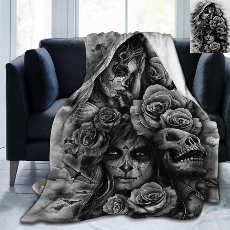 Weiche Überwurfdecke aus Flanell, für alle Jahreszeiten, leicht, für Wohnzimmer/Schlafzimmer, warme Decke