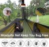 Anti Outdoor Camping Hammock With Mosquito Net And Rain Tent Equipment Supplies Shelters Camp Bed Survival Portable Hammock Soft and Comfortable